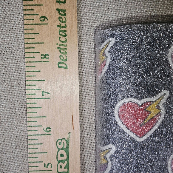 Coach Refillable Tablet Black with Hearts and Lightning Journal - Picture 6 of 7